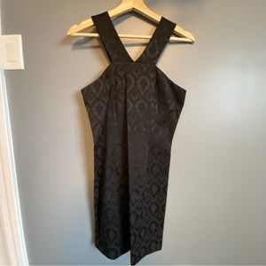 NWT Black Bodycon Guess Brea Brocade Dress